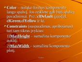 Grupavimo komponentas ir jo taikymai: GroupBox 4 puslapis