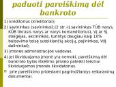 Įmonių bankrotas pagal įmonių teisę 11 puslapis