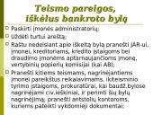 Įmonių bankrotas pagal įmonių teisę 14 puslapis