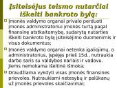 Įmonių bankrotas pagal įmonių teisę 16 puslapis