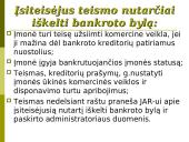 Įmonių bankrotas pagal įmonių teisę 17 puslapis