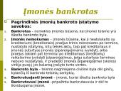 Įmonių bankrotas pagal įmonių teisę 7 puslapis