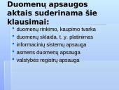 Informacijos ir duomenų apsauga 12 puslapis