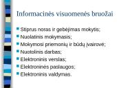 Informacinė visuomenė ir nauji mokymo būdai 12 puslapis