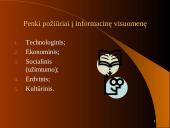 Informacinė visuomenė ir informacinės technologijos: svarbiausi bruožai 9 puslapis