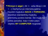Internet Explorer. Pagrindiniai naršymo veiksmai 3 puslapis