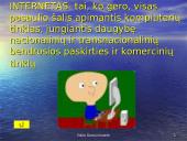 Internetas - pasaulio kompiuterių tinklų sistema 11 puslapis