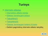 Internetas bei interneto etiketas 2 puslapis