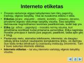 Internetas bei interneto etiketas 3 puslapis