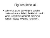 Išnašos. Iliustracijų numeravimas. Figūrų braižymas ir spalvinimas 12 puslapis