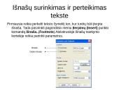 Išnašos. Iliustracijų numeravimas. Figūrų braižymas ir spalvinimas 3 puslapis
