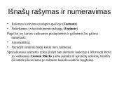 Išnašos. Iliustracijų numeravimas. Figūrų braižymas ir spalvinimas 4 puslapis