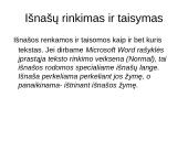 Išnašos. Iliustracijų numeravimas. Figūrų braižymas ir spalvinimas 5 puslapis