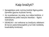 Išnašos. Iliustracijų numeravimas. Figūrų braižymas ir spalvinimas 9 puslapis