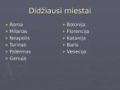 Italija bei jos charakteristika 20 puslapis