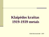 Klaipėdos kraštas 1919-1939 metais