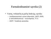 Kliniškai svarbi vaistų sąveika 8 puslapis