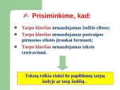 Kompiuterinio dokumento ruošimas 13 puslapis