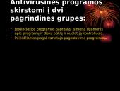 Kompiuterių virusų klasifikacija ir antivirusinės programos 7 puslapis
