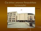 Lietuvos Respublikos Vyriausybė ir Vyriausybės posėdžiai