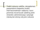 Lietuvos santykiai su kaimynais 1923.01.15 – 1939.03.22 8 puslapis