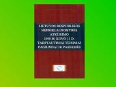 Lietuvos valstybės atkūrimas: 1990 metai kovo 11 diena 16 puslapis