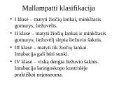 Ligonio paruošimas anestezijai 13 puslapis