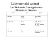 Ligonio paruošimas anestezijai 15 puslapis