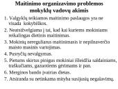 Maitinimo organizavimas mokyklose: situacija ir problemos 16 puslapis