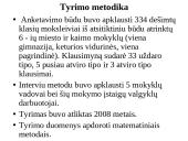 Maitinimo organizavimas mokyklose: situacija ir problemos 5 puslapis