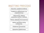 Mąstymo uždaviniai. Problemų sprendimo būdai 11 puslapis