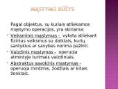 Mąstymo uždaviniai. Problemų sprendimo būdai 12 puslapis