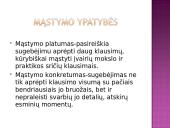 Mąstymo uždaviniai. Problemų sprendimo būdai 13 puslapis