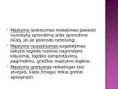 Mąstymo uždaviniai. Problemų sprendimo būdai 15 puslapis