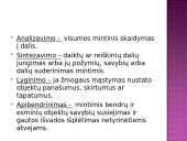 Mąstymo uždaviniai. Problemų sprendimo būdai 8 puslapis
