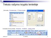 MW: Lentelės tekstiniuose dokumentuose 12 puslapis