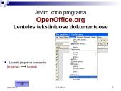 MW: Lentelės tekstiniuose dokumentuose 17 puslapis