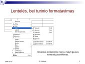 MW: Lentelės tekstiniuose dokumentuose 20 puslapis