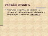 Nelegalus programų naudojimas ir teisinė atsakomybė 2 puslapis