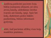 Paciento diabetinės pėdos slauga 19 puslapis