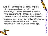 Paskalis. Loginiai duomenys 3 puslapis