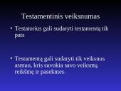 Viskas, ką reikia žinoti apie paveldėjimą pagal testamentą 2 puslapis