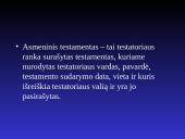 Viskas, ką reikia žinoti apie paveldėjimą pagal testamentą 13 puslapis