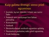 Priešegzamininio streso valdymas 8 puslapis