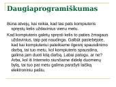 Programinė įranga ir operacinės sistemos 8 puslapis