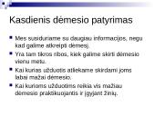 Sąmonės būsenos. Dėmesys 3 puslapis