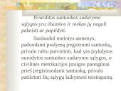 Santuokos samprata. Sudarymo sąlygos 5 puslapis