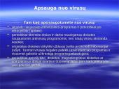 Sauga, autorių teisės ir įstatymai, duomenų sauga. Kompiuterių virusai. Autorių teisės. Duomenų apsauga 7 puslapis