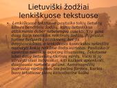 Senųjų raštų rašybos ypatumai (skaidrės) 8 puslapis