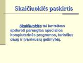 Skaičiuoklės 3 puslapis